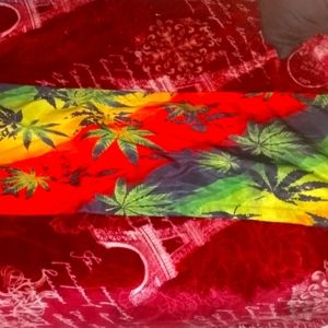 Mary Jane printed sweat scarf